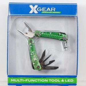 X Gear Sprocket Series Green Multi-Function Tool